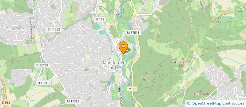 localisation de l'entreprise HVJF PATRIMOINE  MONTFERRIER-SUR-LEZ