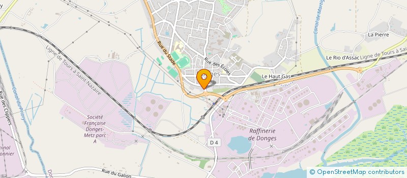 localisation de l'entreprise HVK à DONGES