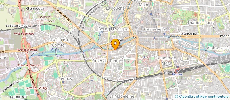 localisation de l'entreprise HVL à RENNES
