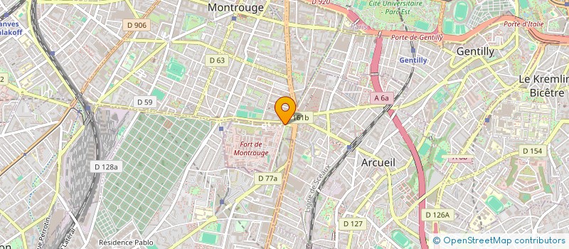 localisation de l'entreprise HVL CONSULTING à ARCUEIL