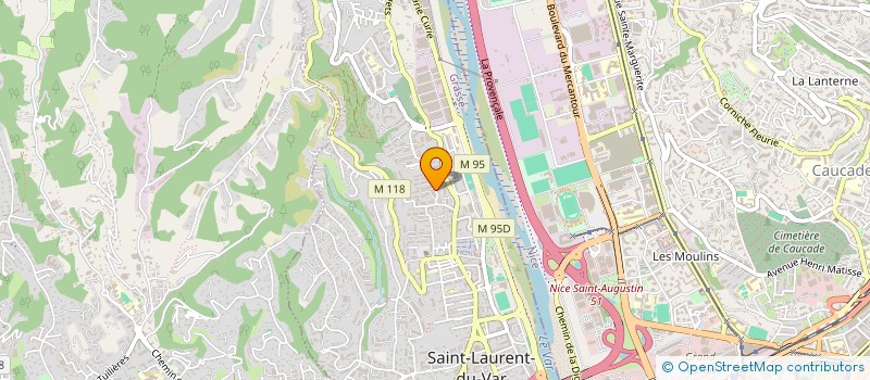 localisation de l'entreprise HVLA à SAINT-LAURENT-DU-VAR