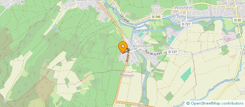localisation de l'entreprise HVM à AVOLSHEIM