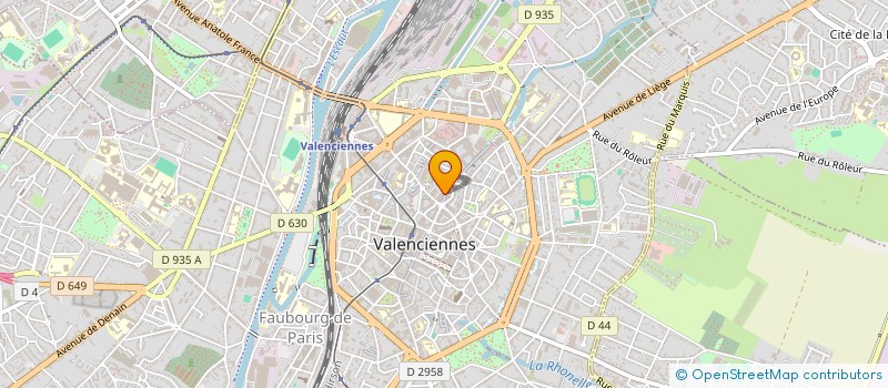 localisation de l'entreprise HVM à VALENCIENNES