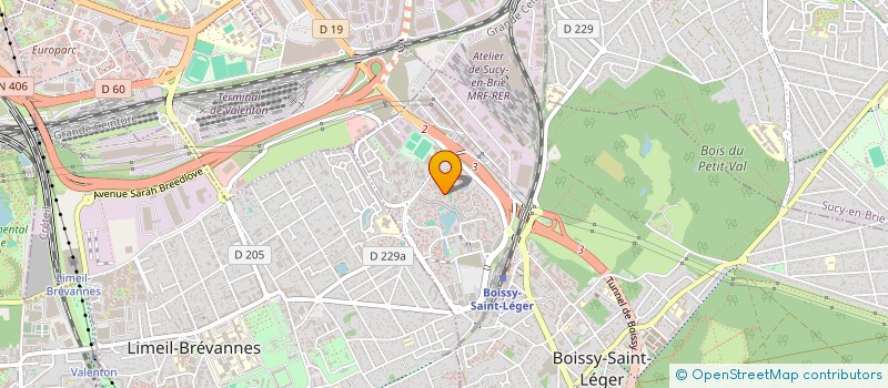 localisation de l'entreprise HVM SERVICES à BOISSY-SAINT-LEGER