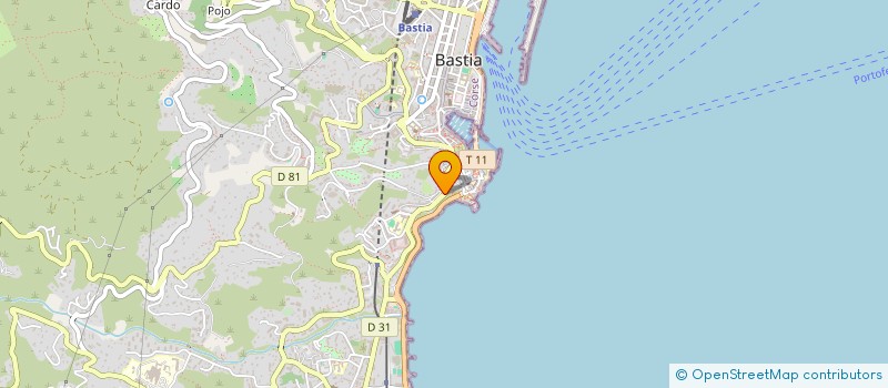 localisation de l'entreprise HVPB  BASTIA