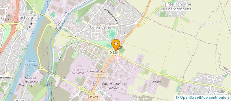 localisation de l'entreprise HVQ COLOMBELLES  COLOMBELLES