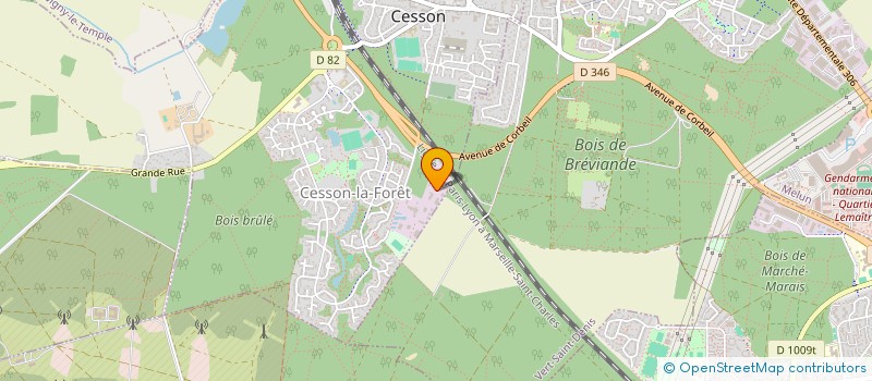 localisation de l'entreprise HVR  CESSON