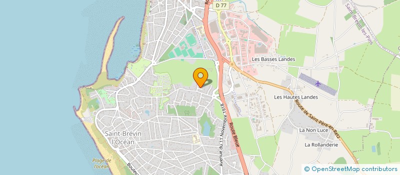 localisation de l'entreprise HVS INVESTISSEMENTS à SAINT BREVIN LES PINS