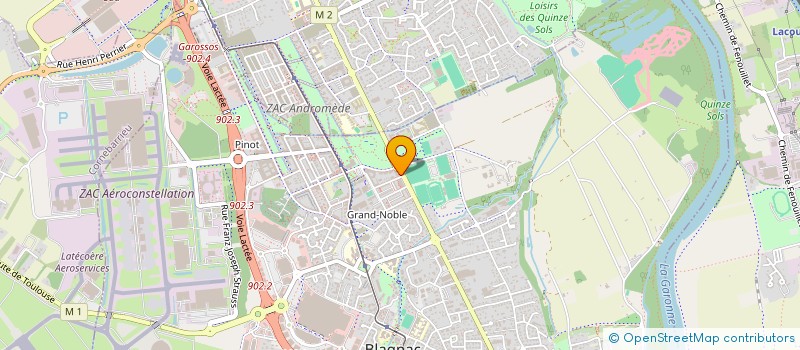 localisation de l'entreprise HVSI à BLAGNAC