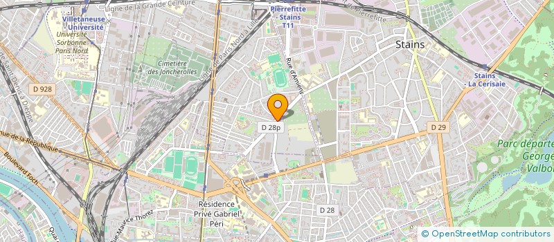 localisation de l'entreprise HVTEC à PIERREFITTE-SUR-SEINE