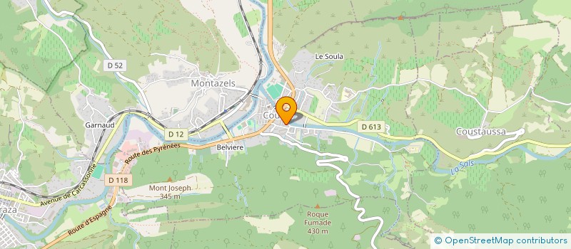 localisation de l'entreprise HVTEL  COUIZA