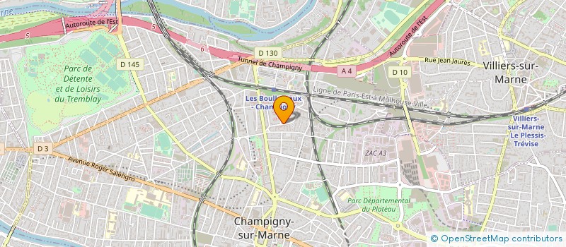 localisation de l'entreprise HVZ SECURITE à CHAMPIGNY-SUR-MARNE