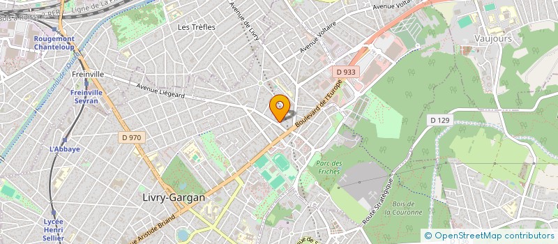 localisation de l'entreprise HW  LIVRY-GARGAN