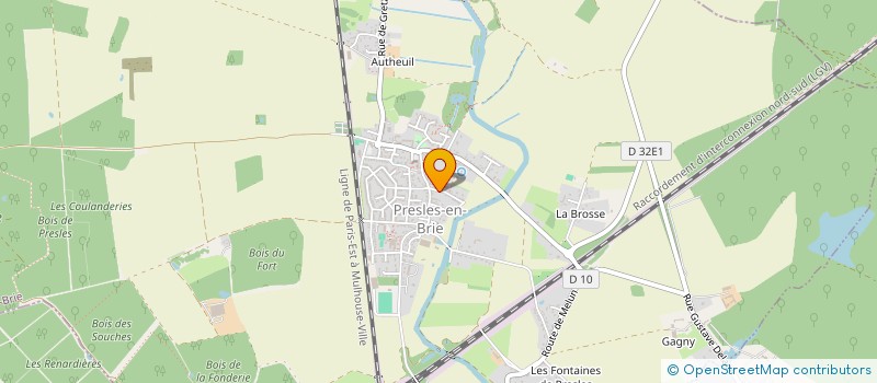 localisation de l'entreprise HW ENGLISH  PRESLES-EN-BRIE