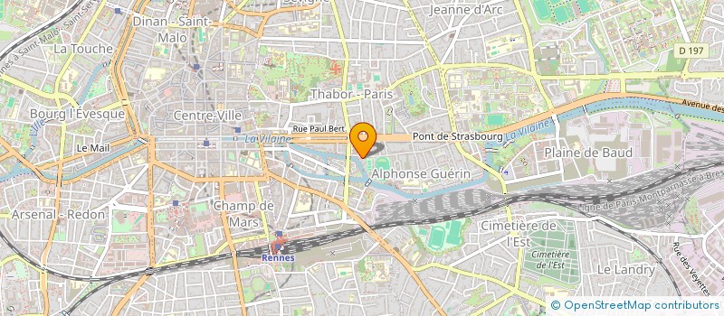 localisation de l'entreprise HW ET CIE  RENNES