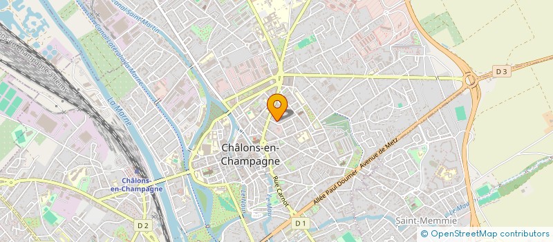 localisation de l'entreprise HW EXPORT  CHALONS-EN-CHAMPAGNE