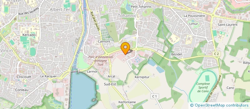 localisation de l'entreprise HW LAB à VANNES