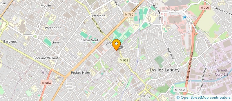localisation de l'entreprise HW SAS à ROUBAIX
