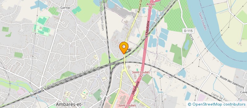 localisation de l'entreprise HW SYSTEMES  AMBARES-ET-LAGRAVE