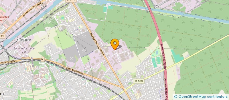 localisation de l'entreprise HWD INVEST  RIXHEIM