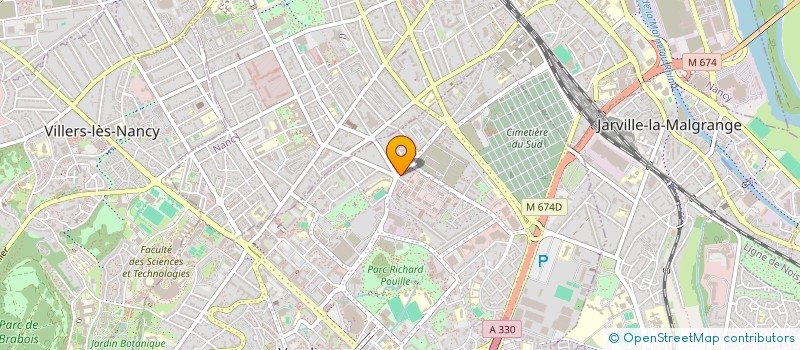 localisation de l'entreprise HWD PATRIMOINE  VANDUVRE-LES-NANCY