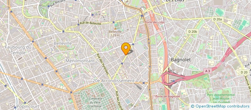 localisation de l'entreprise HWG  PARIS