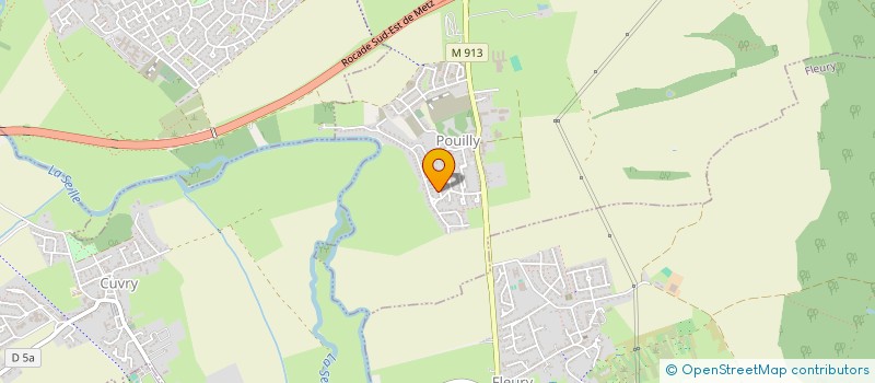 localisation de l'entreprise HWHOST  POUILLY