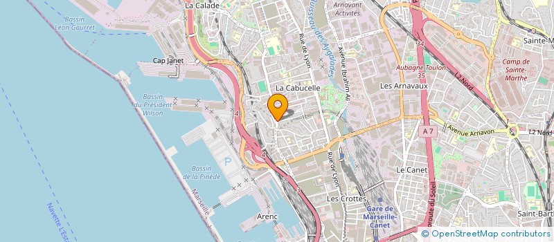 localisation de l'entreprise HWL COMPANY à MARSEILLE
