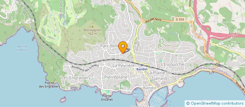 localisation de l'entreprise HX PREPA  BANDOL