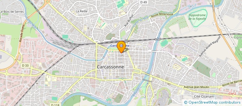 localisation de l'entreprise HX SHOP à CARCASSONNE