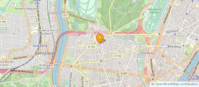 localisation de l'entreprise HXO à BOULOGNE-BILLANCOURT