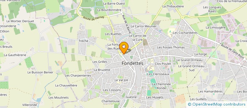 localisation de l'entreprise HY à FONDETTES