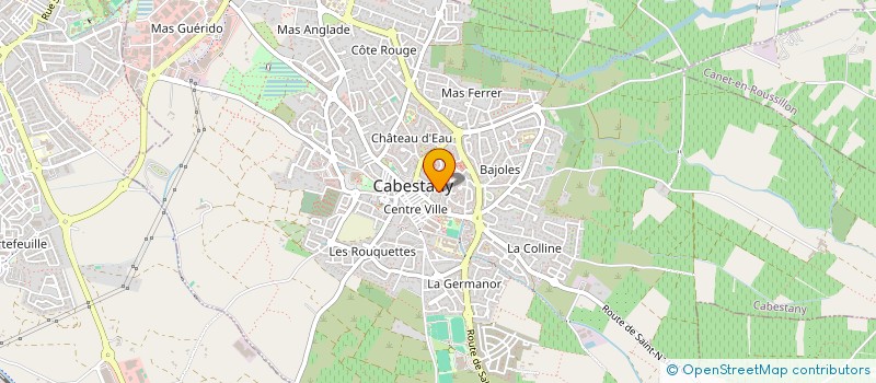 localisation de l'entreprise HY & CO  CABESTANY