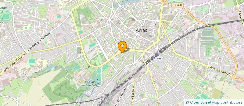 localisation de l'entreprise HY HOLDING à ARRAS
