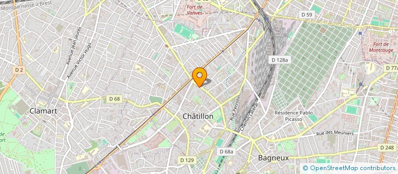 localisation de l'entreprise HY IMMOBILIER  CHATILLON