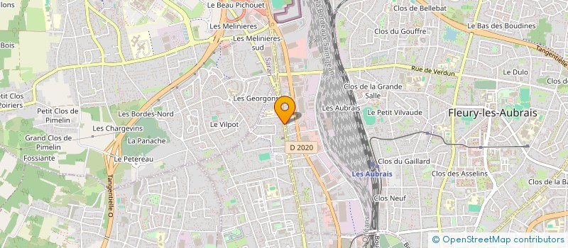 localisation de l'entreprise HY'MARKET à ORLEANS