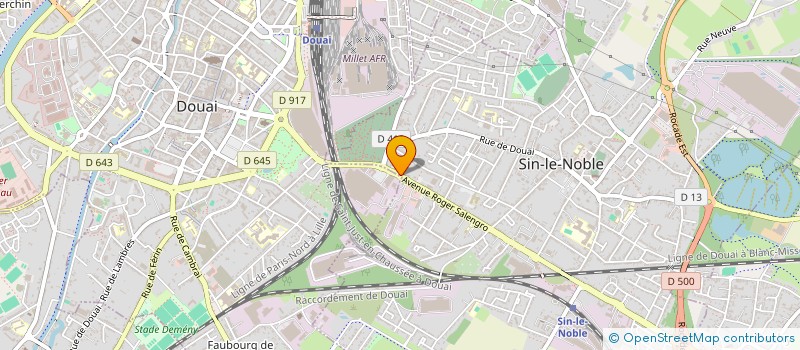 localisation de l'entreprise HY NETTOYAGE  SIN-LE-NOBLE