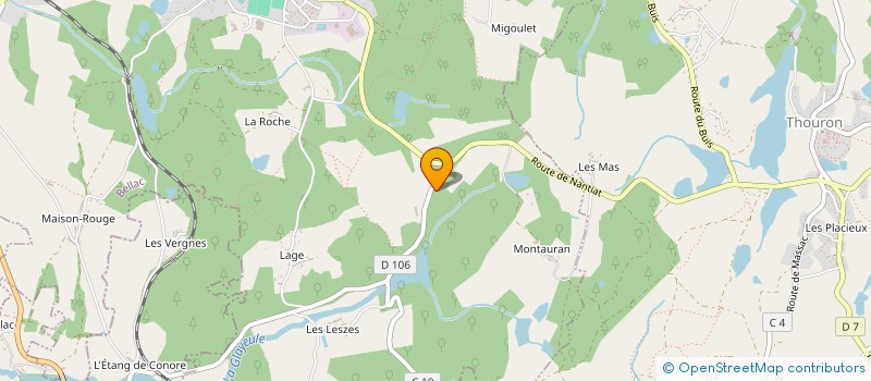 localisation de l'entreprise HY PO  SAINT-PARDOUX-LE-LAC