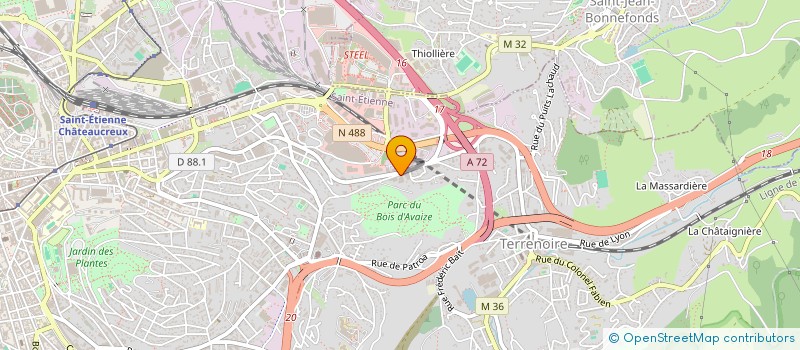 localisation de l'entreprise HY PRO CARRELAGE à SAINT-ETIENNE
