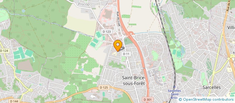 localisation de l'entreprise HY TRANSPORT à SAINT-BRICE-SOUS-FORET