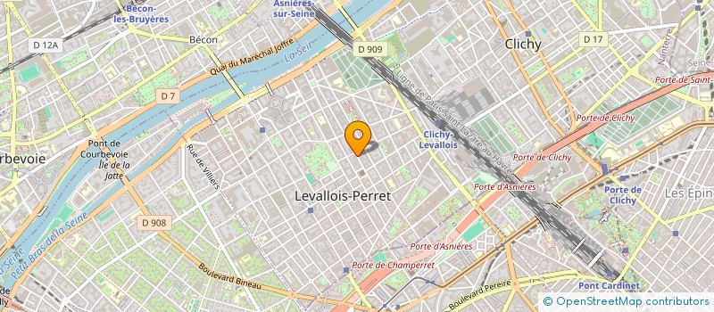 localisation de l'entreprise HYACINTHE-CHARLES MOZET & DESCENDANTS à LEVALLOIS-PERRET