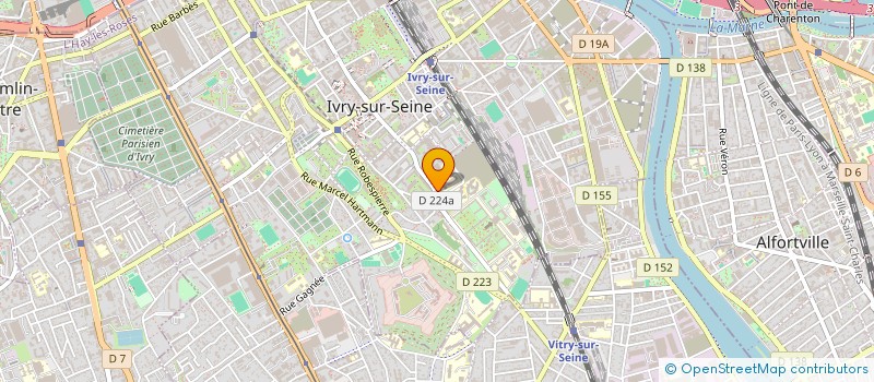localisation de l'entreprise HYACINTHE HONORINE SERVICES à IVRY-SUR-SEINE