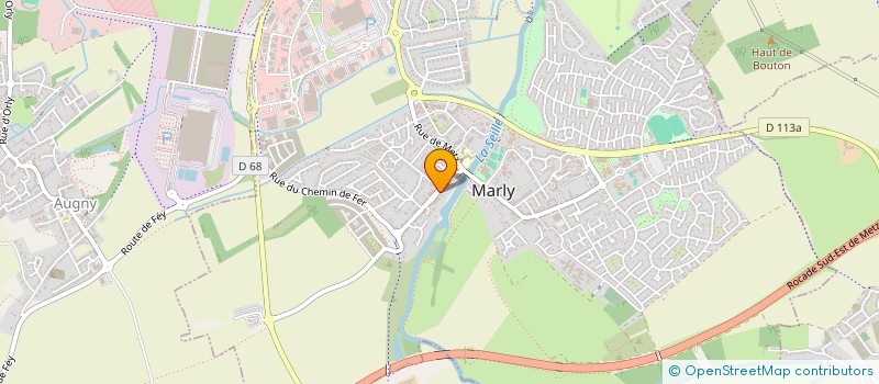 localisation de l'entreprise HYAGAU à MARLY