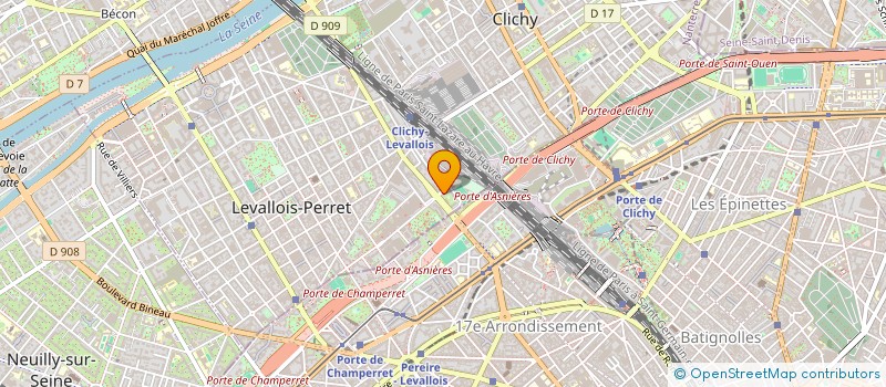localisation de l'entreprise HYAKA à LEVALLOIS-PERRET
