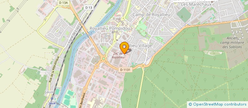 localisation de l'entreprise HYART EXPERTISE COMPTABLE à COMPIEGNE