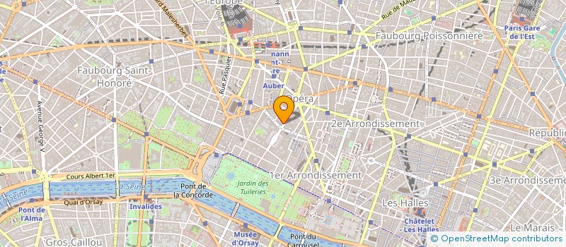 localisation de l'entreprise HYATT OF FRANCE SARL  PARIS