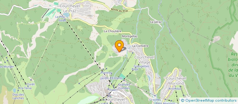 localisation de l'entreprise HYBERNA à COURCHEVEL