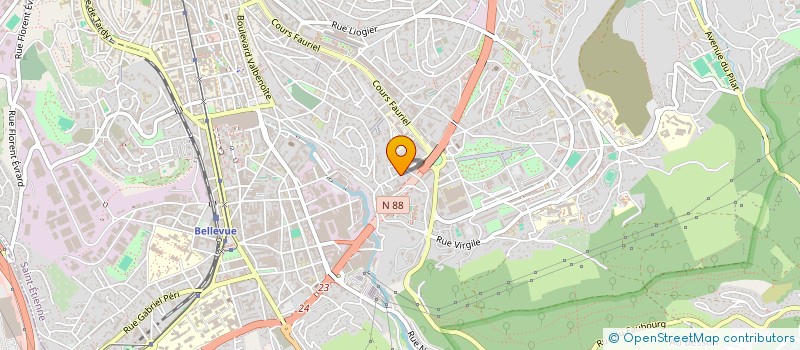 localisation de l'entreprise HYBISCULTURE  SAINT-ETIENNE