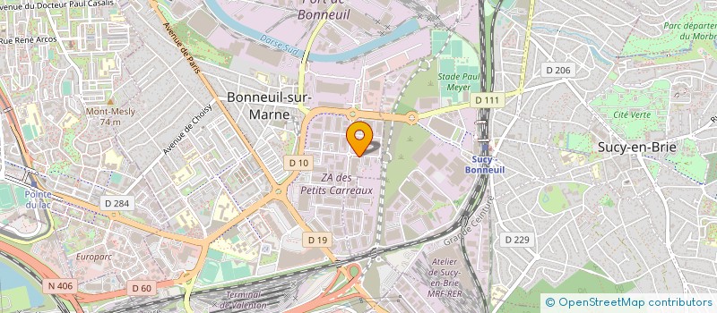 localisation de l'entreprise HYBRID CONCEPT TECHNOLOGY à BONNEUIL SUR MARNE