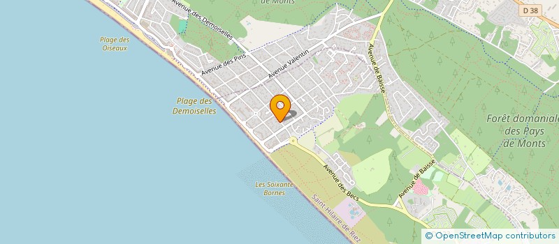 localisation de l'entreprise HYBRID CONSULTING à SAINT-HILAIRE-DE-RIEZ